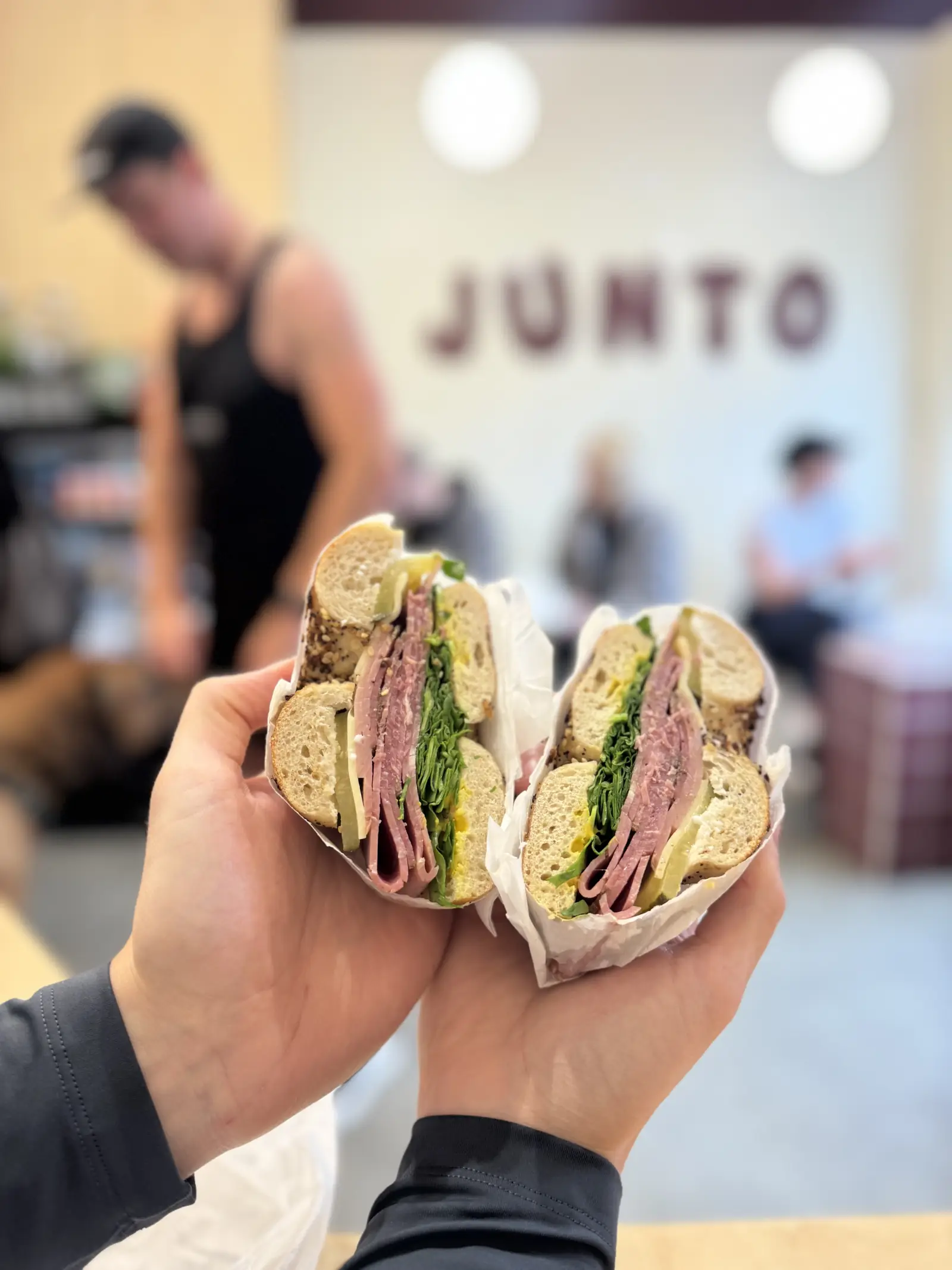Pastrami bagel